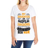 My Daughter Is Super Awesome Her Mom Ladies Curvy T-Shirt