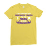 I Love Someone with Pancreatic Cancer to The Moon and Back to Infinity Ladies Fitted T-Shirt