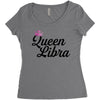 queen libra Women's Triblend Scoop T-shirt