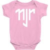 neymar jr sports white logos Baby Bodysuit