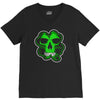 celtic green clover skull patch, irish biker patches V-Neck Tee