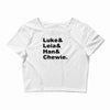 science fiction shirt funny shirt cool shirt (also available on crewne Crop Top