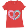 pure love Ladies Fitted T-Shirt