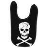 skull and crossbones pirate neon Baby Bibs