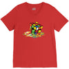 Rubik Cube V-Neck Tee