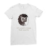 it's what's inside that counts Ladies Fitted T-Shirt