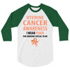wear peach for uterine cancer 3/4 Sleeve Shirt