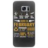 Born February Multitasking Problem Solving Tees Samsung Galaxy S7 Edge