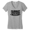you toucha Women's V-Neck T-Shirt
