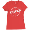 sniper fun Ladies Fitted T-Shirt