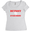 Detroit vs Everbody Women's Triblend Scoop T-shirt