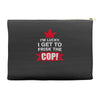 frisk cop leo police wife Accessory Pouches