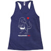 pregnant rex white and red color Racerback Tank