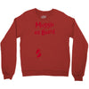 Muggle On Board Red Crewneck Sweatshirt