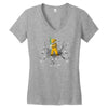 kill bowser Women's V-Neck T-Shirt
