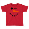 snowman face Toddler T-shirt