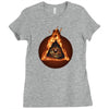 the all seeing eye Ladies Fitted T-Shirt