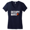 Occupy Mars Women's V-Neck T-Shirt