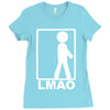 lmao laughing Ladies Fitted T-Shirt