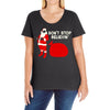 don't stop believin Ladies Curvy T-Shirt
