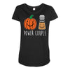 pumpkin spice Maternity Scoop Neck T-shirt