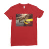 dinosaur in newyork Ladies Fitted T-Shirt
