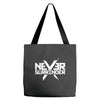 never surrender Tote Bags