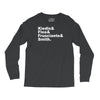 kiedes flea frusciante smith Long Sleeve Shirts