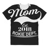 New Mom 2018 Rokie Dept. All Over Women's T-shirt