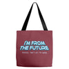 im from the future prezels thats all im saying Tote Bags