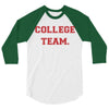 College Team 3/4 Sleeve Shirt