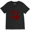 animal feet V-Neck Tee