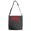 dexter serial killer tv Adjustable Strap Totes