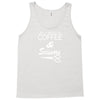 all i need is coffee sciossors Tank Top