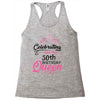 celebrating with the 70th birthday king t shirts Racerback Tank