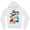 dinosaurs Zipper Hoodie