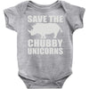 save the chubby unicorns Baby Onesie