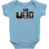 never forget casette diskette Baby Bodysuit