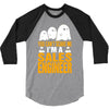 cant scare me im sales engineer halloween 3/4 Sleeve Shirt