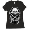 coffin and reaper Ladies Fitted T-Shirt