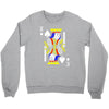 party king design funny humor cool graph baseball Crewneck Sweatshirt
