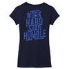 Work Hard, Stay Humble Women's V-Neck T-Shirt