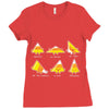 candy corn are triangles Ladies Fitted T-Shirt