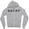 squad friends parody Zipper Hoodie