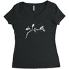where the side quest ends Women's Triblend Scoop T-shirt