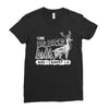 I Like Big Bucks And I Cannot Lie Ladies Fitted T-Shirt