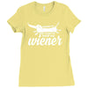 you want to hold my wiener Ladies Fitted T-Shirt