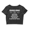 Aquarius Woman Crop Top