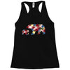 mama bear baby bear floral Racerback Tank
