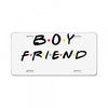 boyfriend friends tv show parody License Plate